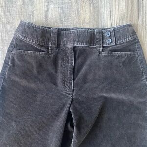 Talbots Petite Dark Brown Corduroy Pants
